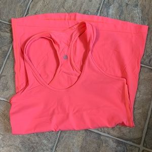Pink Lululemom Racer Back Tank